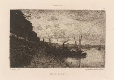 Окрестности Лиона by Адольф Аппиан, 1880 — digital art print download