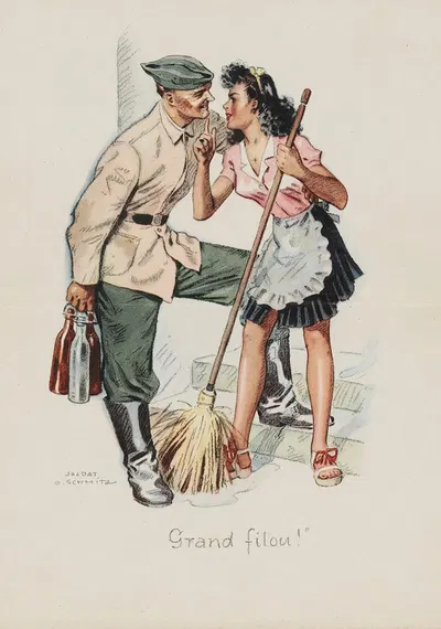 Grand filou by Gefreiter G. Schmitz, 1940-1944 — digital art print download