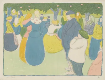 The Village Fair (La Fête Au Village) by József Rippl-Rónai, 1896 — digital art print download