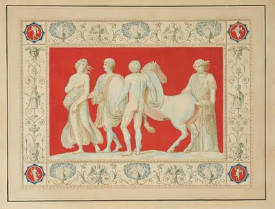La jeunesse et l'éducation de Dionysus by Marco Carloni — digital art print download