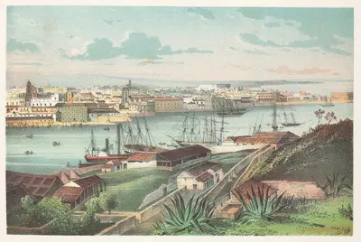 Habana. by Pierre Toussaint Frédéric Mialhe, 1855 — digital art print download