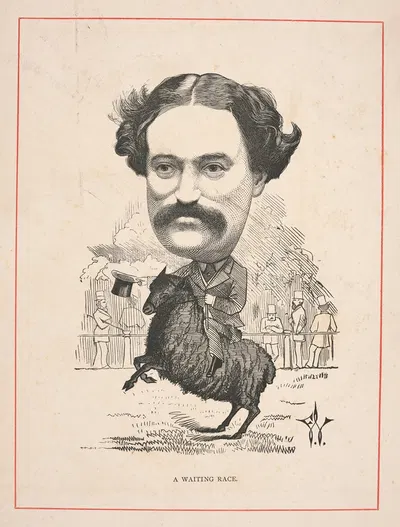 Ожидающая раса [Эдмунд Ходжсон Йейтс] by Фредерик Уэдди, 1873 — digital art print download