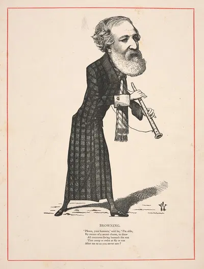 Браунинг [Роберт Браунинг] by Фредерик Уэдди, 1873 — digital art print download