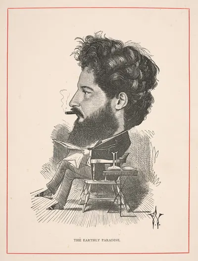 Земной рай [Уильям Моррис] by Фредерик Уэдди, 1873 — digital art print download