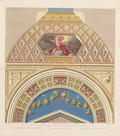 Loggie di Rafaele nel Vaticano Pl.01 by Giovanni Ottaviani, 1772-1777 — digital art print download