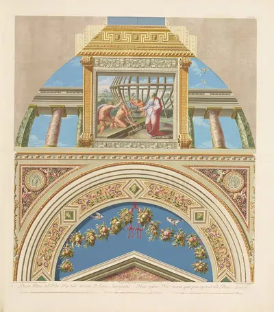 Loggie di Rafaele nel Vaticano Pl.03 by Giovanni Ottaviani, 1772-1777 — digital art print download
