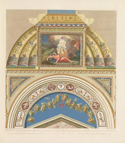 Loggie di Rafaele nel Vaticano Pl.06 by Giovanni Ottaviani, 1772-1777 — digital art print download