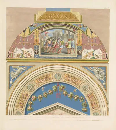Loggie di Rafaele nel Vaticano Pl.10 by Giovanni Ottaviani, 1772-1777 — digital art print download