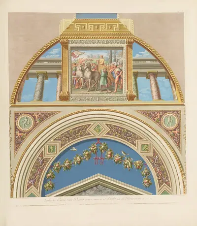 Loggie di Rafaele nel Vaticano Pl.11 by Giovanni Ottaviani, 1772-1777 — digital art print download