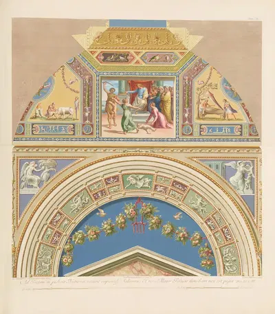Loggie di Rafaele nel Vaticano Pl.12 by Giovanni Ottaviani, 1772-1777 — digital art print download