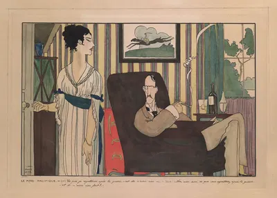 Мирный муж by Поль Ириб, 1915 — digital art print download