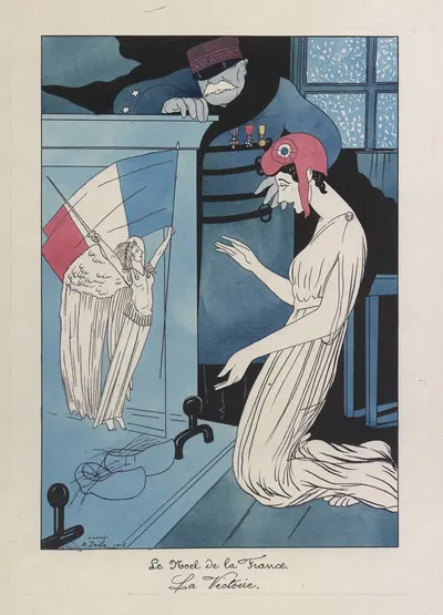 Рождество во Франции, Победа by Поль Ириб, 1915 — digital art print download