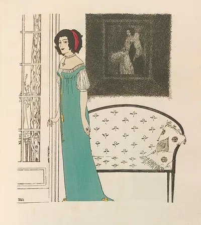 Les robes de Paul Poiret Pl.04 by Paul Iribe, 1908 — digital art print download