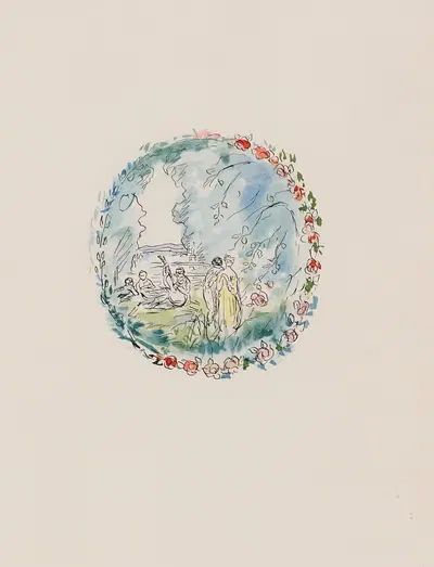 Галантные праздники by Пьер Лапрад, 1928 — digital art print download