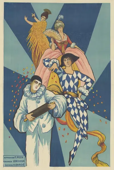 Бал типографов by Афиши Ф. Пеш, 1930 — digital art print download