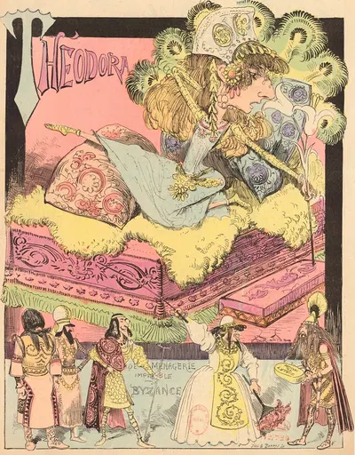 Théodora – de la ménagerie impériale de Byzance by Albert Robida, 1885 — digital art print download