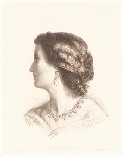 Антония by Шарль Альфонс Поль Белле, 1869 — digital art print download
