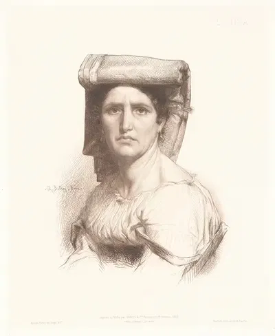 Луиза by Шарль Альфонс Поль Белле, 1869 — digital art print download