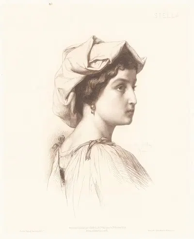 Стелла by Шарль Альфонс Поль Белле, 1869 — digital art print download