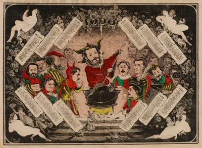 Редакция Буффона и Календарь 2 sous by Эдвард Анкур — digital art print download