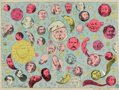 Политические и несуразные понедельники by Эмиль Коль, 1882 — digital art print download
