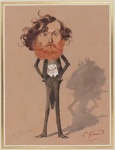 Шарль-Филипп де Шеневьер-Пуанте by Южен Жирар, 1820-1899 — digital art print download