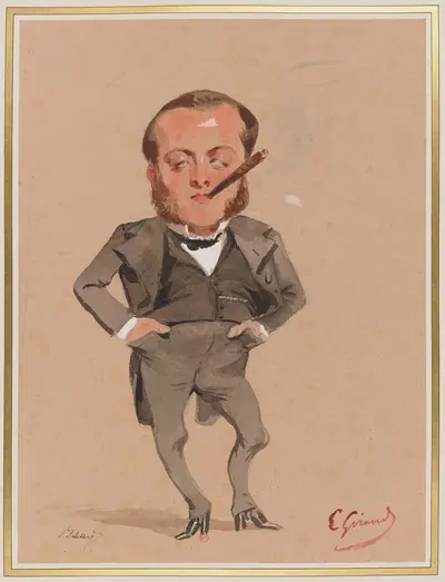 Эдвард Делессерт by Южен Жирар, 1828-1898 — digital art print download