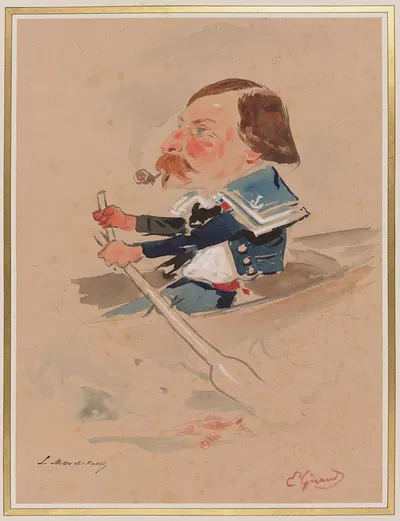 Морель-Фатио by Южен Жирар, 1810-1871 — digital art print download