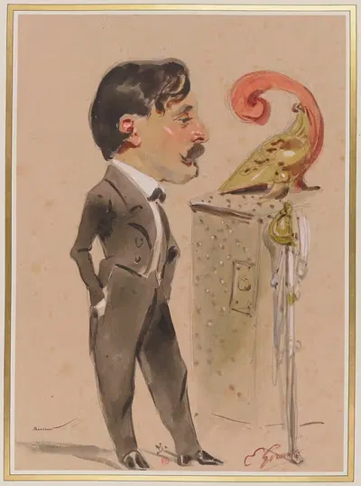 Филибер-Жозеф Муазен by Южен Жирар, 1822-1867 — digital art print download