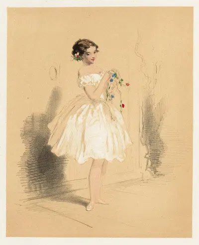 Цветок гороха by Эусебио Планаc, 1853 — digital art print download