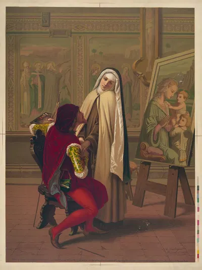 Любовь или долг by Габриэле Кастаньола, 1873 — digital art print download