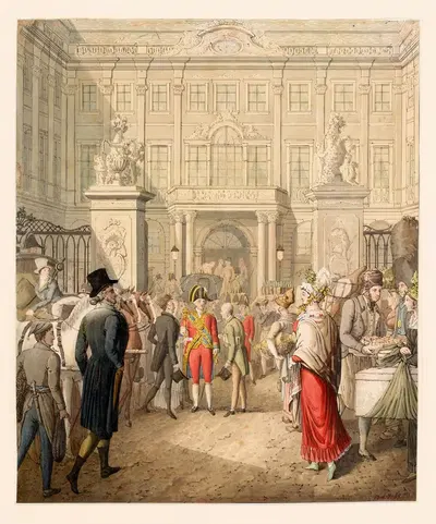 Отели Грандов by Джордж Эммануэль Опиц или Опиц, 1813 — digital art print download