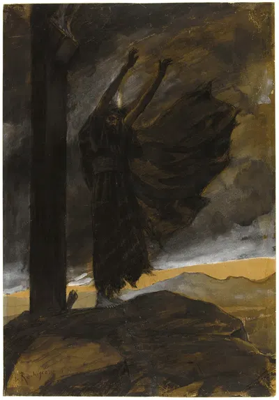 Варавва у подножия креста by Жорж Антуан Рошегросс, 1888 — digital art print download