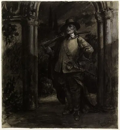 Кромвель (Сторож) by Жорж Антуан Рошегросс, 1883 — digital art print download