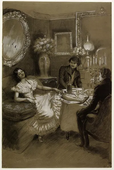 По натуре by Жорж Антуан Рошегросс, 1888 — digital art print download
