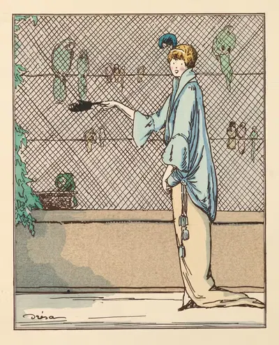 Голубая птица by Жак Дреза, 1913 — digital art print download