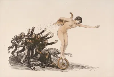 Судьба, преследуемая by Жан Вебер, 1910 — digital art print download