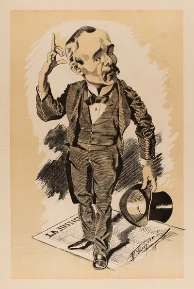 М. Клемансо by Мануэль Луке, 1883 — digital art print download