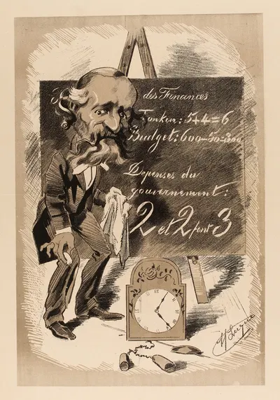 М. Тирар, министр финансов by Мануэль Луке, 1883 — digital art print download