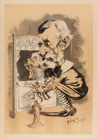 М. Эмиль Перрен, администратор Французской комедии by Мануэль Луке, 1883 — digital art print download