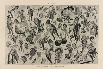 Современные портреты-зарисовки by Мануэль Луке, 1884-1885 — digital art print download