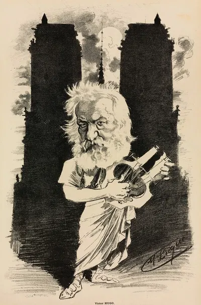 Виктор Гюго by Мануэль Луке, 1882 — digital art print download