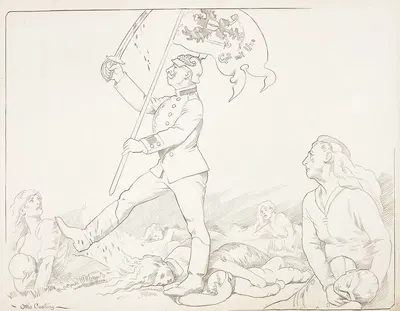 Вперед, христианский солдат by Ото Кашинг, 1916 — digital art print download