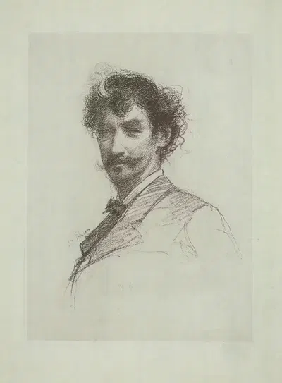 Джеймс Абботт МакНил Уистлер by Поль Адольф Ражон, 1842-1843 — digital art print download