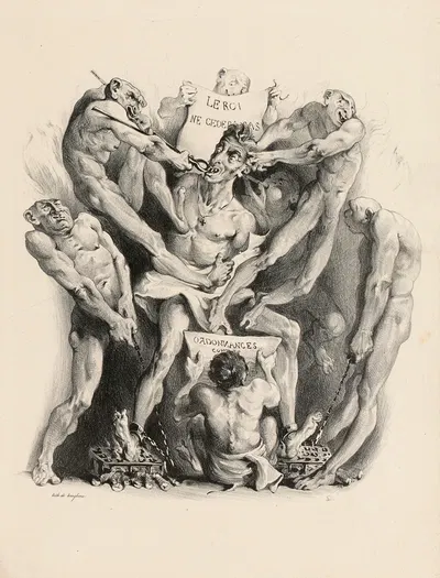 Ah tu feras des coups d'état by Pierre Langlumé, 1830 — digital art print download