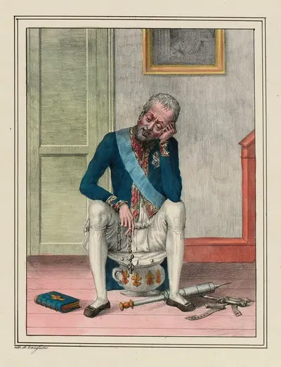 Le Pot by Pierre Langlumé, 1830 — digital art print download