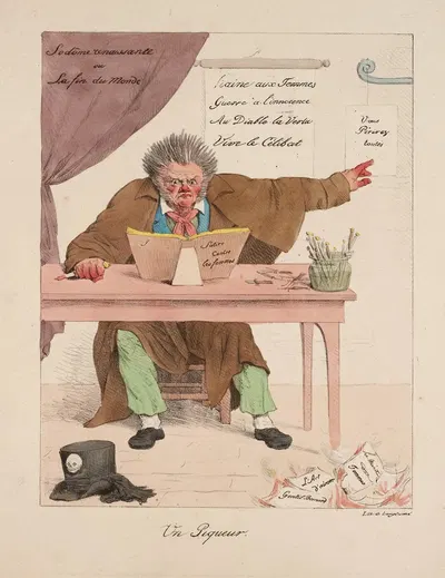 Un Piqueur by Pierre Langlumé — digital art print download