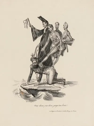 Vas donc, vas donc jusqu'au bout by Pierre Langlumé, 1830 — digital art print download