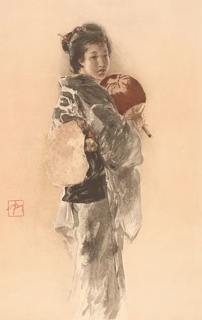 Музей by Роберт Фредерик Блум, 1891 — digital art print download