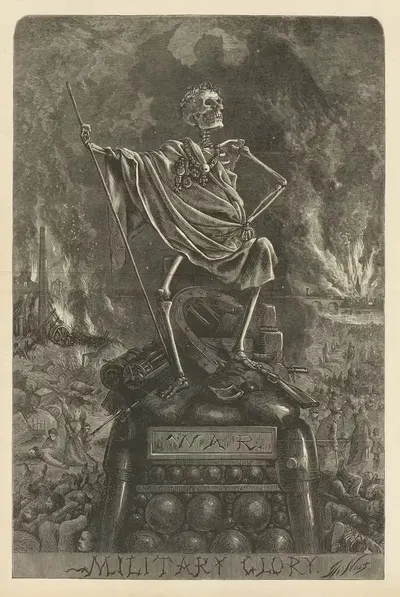 Война. Военная слава by Томас Наст, 1870 — digital art print download